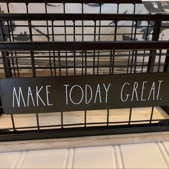 Rae Dunn MAKE TODAY GREAT Desk Organizer - Picture 5 of 7